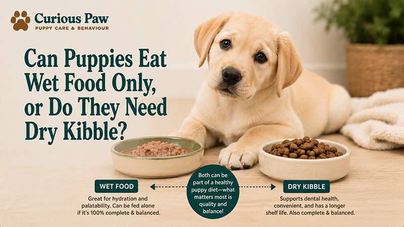 Can Puppies Eat Wet Food Only, or Do They Need Dry Kibble?