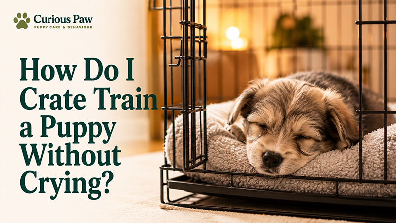 How Do I Crate Train a Puppy Without Crying?
