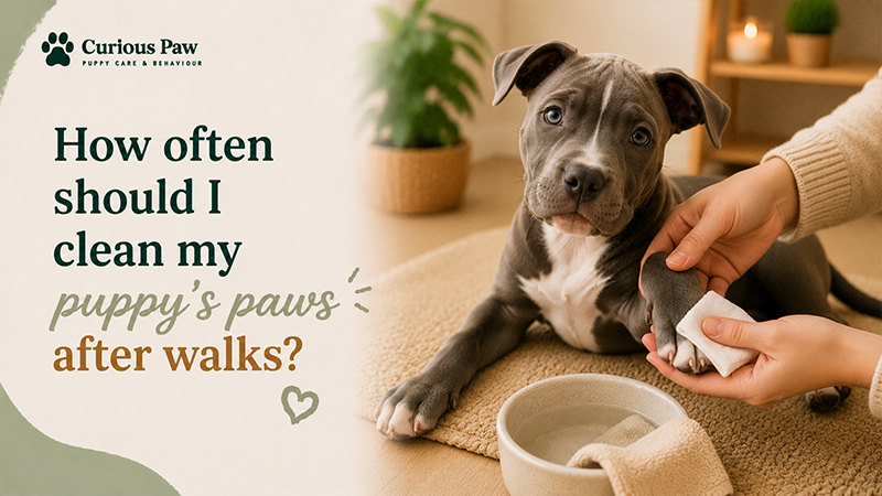 How Often Should I Clean My Puppy’s Paws After Walks?