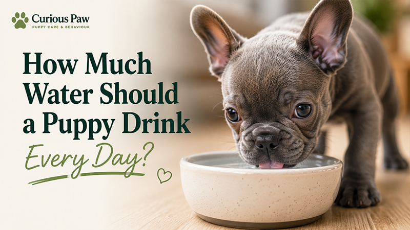 How Much Water Should a Puppy Drink Every Day?