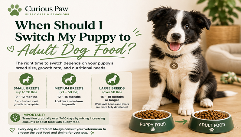 When Should I Switch My Puppy to Adult Dog Food?