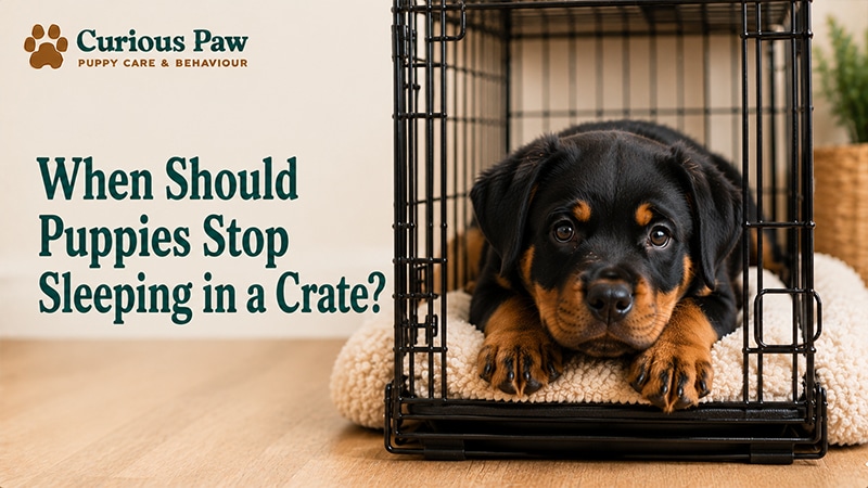 When Should Puppies Stop Sleeping in a Crate?
