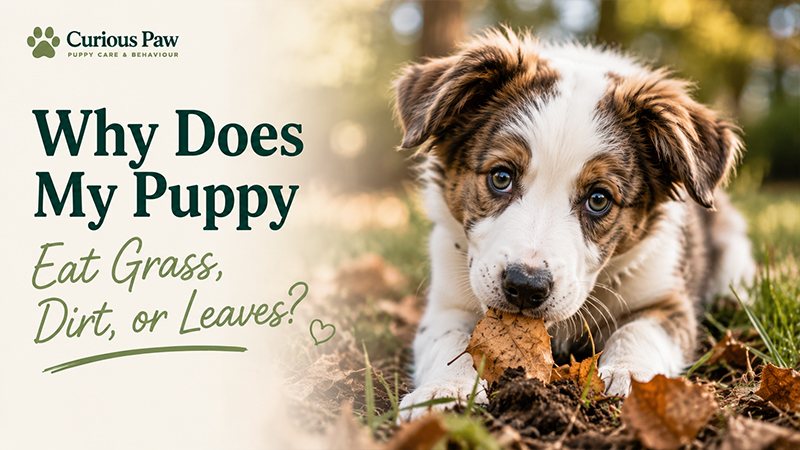 Why Does My Puppy Eat Grass, Dirt, or Leaves?