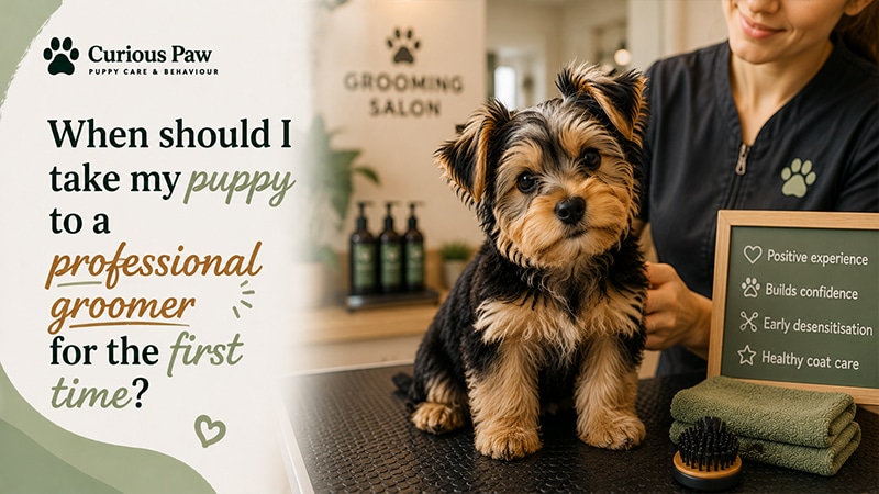 When Should I Take My Puppy to a Professional Groomer for the First Time?