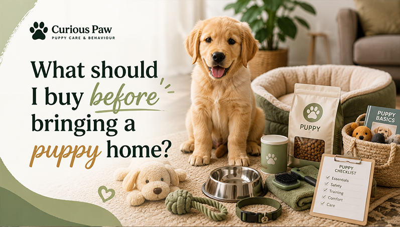 What Should I Buy Before Bringing a Puppy Home?